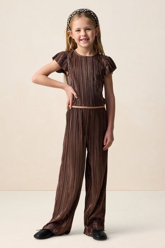 Sissy-Boy Gouden plissé jumpsuit