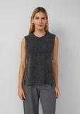 s.Oliver pull sans manches gris foncé