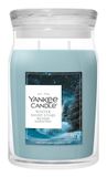 Yankee Candle Winter Night Stars kaars Rond Hout, Fris Blauw 1 stuk(s)