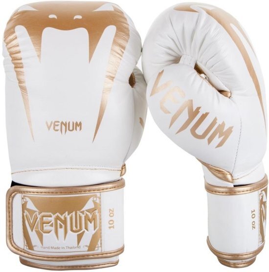 Venum Giant 3.0 Bokshandschoenen Wit Goud-12 oz