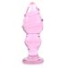 Pleasurebox Sex Toy Sensual Glazen Dildo Volwassenen Toy Butt Plug Anal Toy Roze Werveling