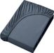 NatureMark Jersey hoeslaken, 100% katoen, antraciet, 140x200 - 160x200 cm