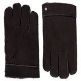 Roeckl Vingerhandschoenen 'CLASSIC SILK LAMB' chocoladebruin