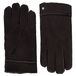 Roeckl Vingerhandschoenen 'CLASSIC SILK LAMB' chocoladebruin