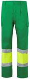 Velilla Werkbroek met hoge zichtbaarheid fluo yellow/green L