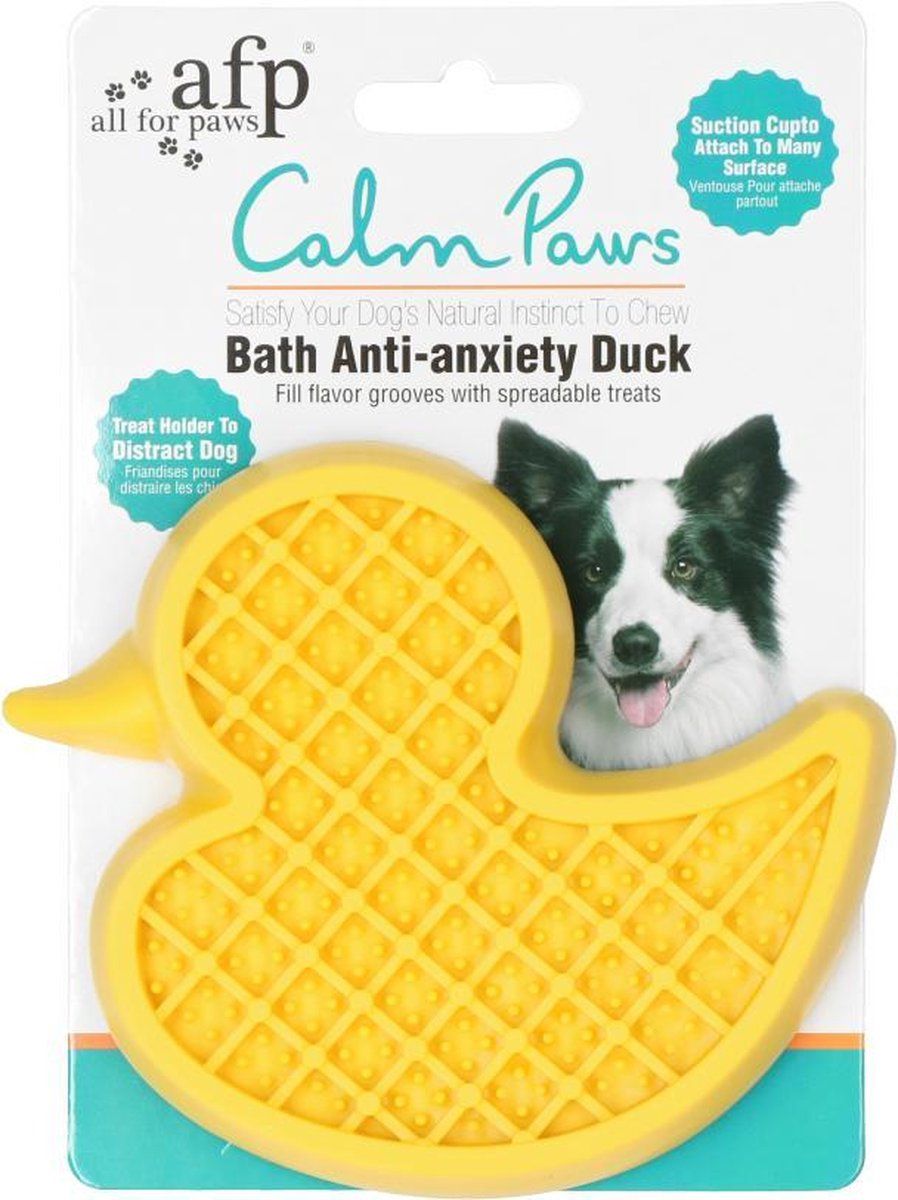 All For Paws AFP Calm Paws - Bath anti anxiety duck - Badeend tegen bad-angst