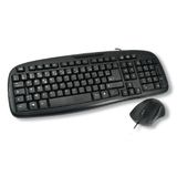 MCL ACK-2012/N Clavier et souris USB AZERTY Français Noir