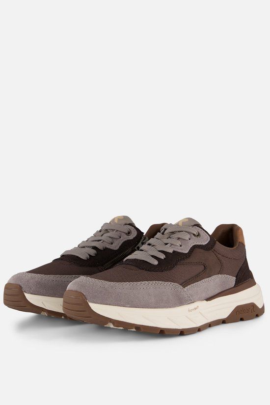 Rieker Sneakers grijs Leer - Maat 40