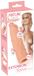 Nature Skin Zijdezachte Penis Sleeve Geaderd met Eikel