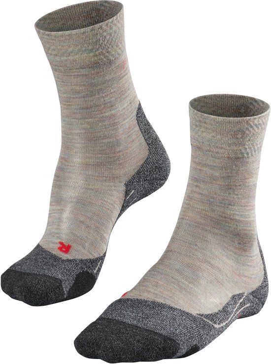 FALKE TK2 Melange Dames Wandelsokken - Beige - Maat 39-40