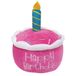 FouFou Dog Birthday Cake Plush Rose Hondenspeelgoed, 300 g