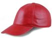 Urban 5884® - 100% echt Lams leer - GEEN PU - Leren Pet - Verstelbaar - Unisex - Baseball Cap - Rood - One Size