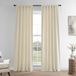 HPD Half Price Drapes Franse linnen gordijnen 96 inch lange kamer verduisterende gordijnen voor slaapkamer en woonkamer 127 x 226, (1 paneel), oud ivoor