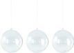 Rayher Hobby Gmbh 15x Boule de Noël transparente DIY 12 cm