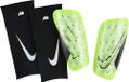 Scheenbeschermers Nike Mercurial Lite Superlock voetbalscheenbeschermers, Volt/Barely Volt/Zwart, DN3609-702, M