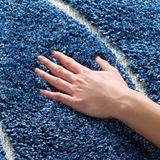 Safavieh Vloerkleed Raton Donkerblauw Polypropyleen 99 x 160 cm