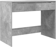 vidaXL Bureau met lade beton grijs 100 x 50 x 78 cm geconstrueerd hout
