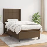 Maison Exclusive - Sommier à lattes de lit avec matelas Brun foncé 100x200 cm
