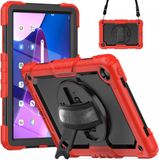 Selected by GSMpunt.nl Lenovo Tab M10 Plus Gen 3 (10.6) Hoes met Screenprotector en Handriem Rood