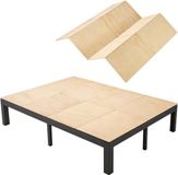 VEVOR Bunkie Board Queen Size, 195x148 cm Matrasdrager met Nylon Banden, Multiplex, Afgeronde Randen, Anti-Doorzakontwerp voor Metalen Frames, Slaapbanken, Platformbedden en Stapelbedden