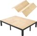 VEVOR Bunkie Board Queen Size, 195x148 cm Matrasdrager met Nylon Banden, Multiplex, Afgeronde Randen, Anti-Doorzakontwerp voor Metalen Frames, Slaapbanken, Platformbedden en Stapelbedden