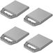 ProPlus Caravan Onderlegplaten - Stapelbaar - Met Handvat - Set van 4 Stuks - Grijs