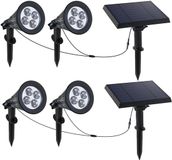 Lumisky Set van 2 gekoppelde zonne-spotlights 400LM FAMILY SPIKY