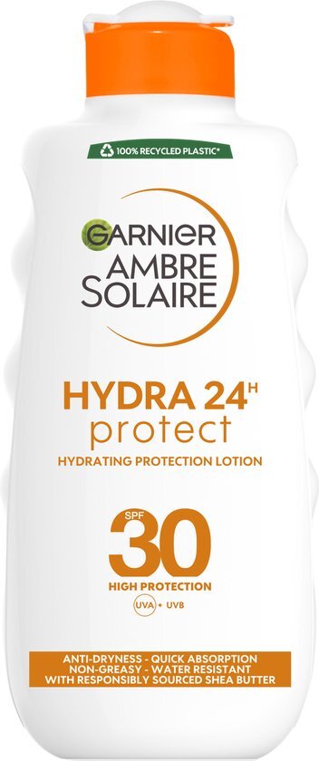 Garnier Ambre Solaire SPF30 High Lotion, ultravochtbescherming, ivoorkleurig, 200 milliliter