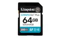Kingston Technology Canvas Go! Plus 64GB SDXC Class 10 UHS-I U3 V30 200MB/s