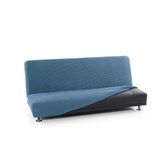 FAVERTI Bankhoes Click Clack 3-zits van 160 tot 200 cm, model Novelle, hemelsblauw, super elastische overtrek, ideaal voor elke bank, kwaliteitsbescherming, jacquard Touch katoen