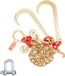 VEVOR 10mmx60cm G80 Trekketting J-Haak V-Ketting Transportketting 7074kg