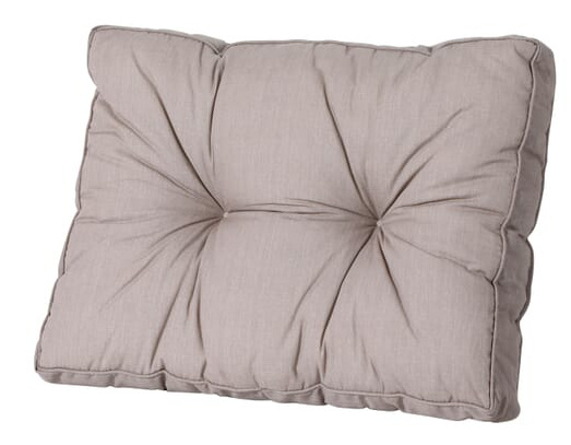 Madison rugkussen Florance Basic 43 x 73 cm polykatoen taupe