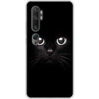 1001 coques Xiaomi Cat Eyes Siliconen hoesje compatibel met Xiaomi Mi Note 10, Xiaomi Mi Note 10 Pro