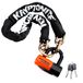 Kryptonite Chains & Disc Padlocks, Lucchetto New York Noose 1213 con Eevs4 Disco Grillo Unisex Adulto, 12 mm x 130 cm
