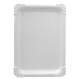 Papstar pure Rechthoekige Papieren Plaat Wit 200x165mm 250 Stuks
