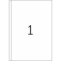 HERMA Premium - Papier - mat - permanent zelf-klevend - wit - 297 x 200 mm 100 etiket(ten)