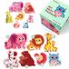 KinderSafe Puzzel 7-en-1 animaux mère et bébé - jouet éducatif