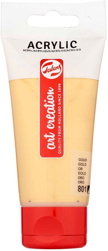 Talens Art Creation acrylverf tube van 75 ml, goud (801)