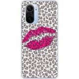 Xiaomi Poco F3 / Poco F3 Pro bedrukt siliconen hoesje baiser leopard