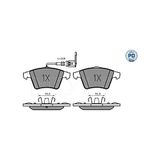 MEYLE Bremsbeläge vorne (Satz) mit VWK 0252374619/PD Vorderachse | Compatibel met: VW MULTIVAN T5, TRANSPORTER T4 Pritsche/Fahrgestell (70E, 70L, 70M, 7DE, 7DL, TRANSPORTER T5 Bus