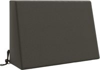 vidaXL Rugkussen SOEST 100% Polyester Antraciet 60 x 20 x 40 cm