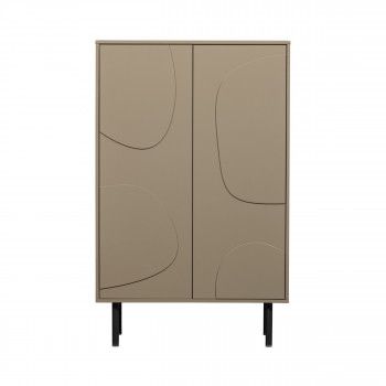 Drawer WOOOD Cadiz Opbergkast - Grenen - Mud - 135x85x40cm - Industrieel