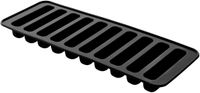 Metaltex ijsblokjesvorm siliconen voor 10 ijssticks zwart