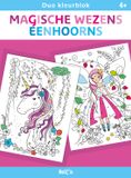 Ballon Standaard Uitgeverij Duokleurblok, magische wezens en eenhoorns. 4+
