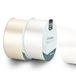 Vaessen Creative Satijnlint Set - 2 Bruiloft Kleuren van 10 m x 50 mm - Wit