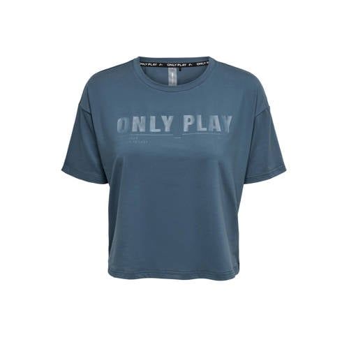 ONLY PLAY sportshirt ONPJEP grijsblauw