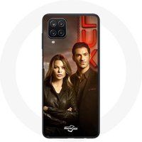 Maniacase Samsung Galaxy A22 4G Chloe Decker en Lucifer Morningstar Hoesje