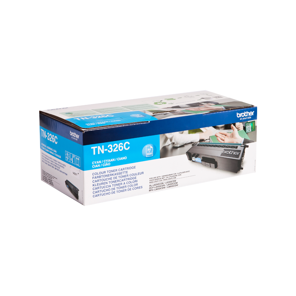 Brother TN-326C toner cartridge cyaan (3500 pagina's)