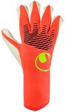 Uhlsport Fm Absolutgrip Hybrid Keepershandschoenen - Fluorood / Wit / Fluogeel | Maat: 8