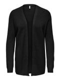 ONLY - ONLMARY LS OPEN RIB CARDI KNT NOOS - Gebreide trui - Vrouwen - XL - Zwart